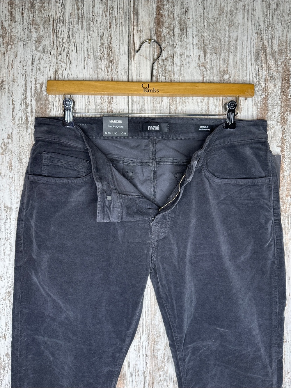 Mavi Marcus Slim Straight Leg Pants Men’s Sz 35x30 - Picture 8 of 15